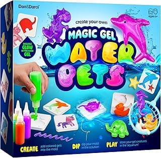Dan&Darci Aqua Fairy Water Gel Kit for Kids - Craft for Kids - Magic Elf Toy Kits - Waters Pets - DIY Squishy Maker - Make Your Own Squishies Toys Crafts for Boys & Girls Ages 6-12