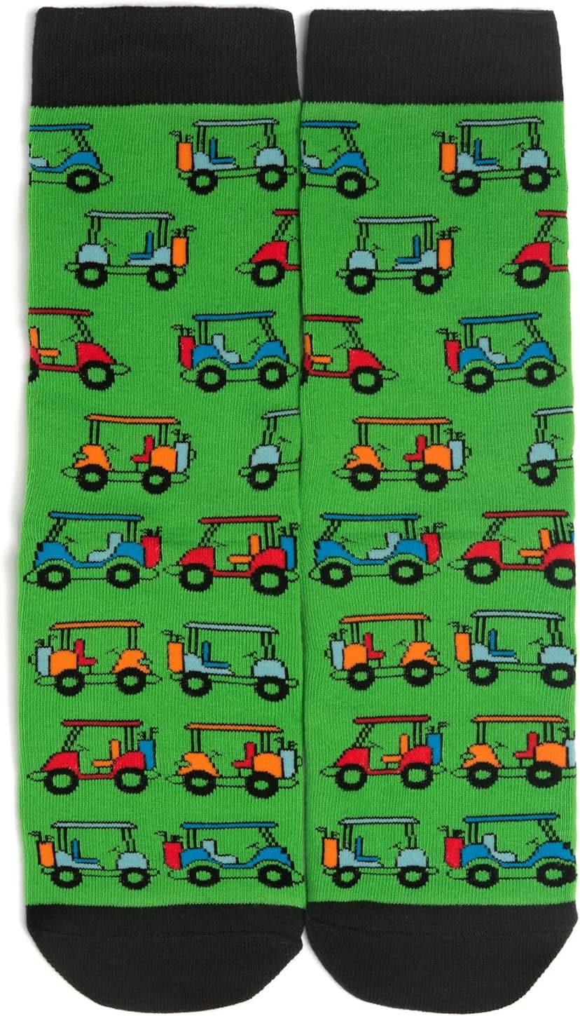 Lavley Funny Golf Socks - Fun gift for golfers - Unisex one size fits most - Great for birthdays or stocking stuffers