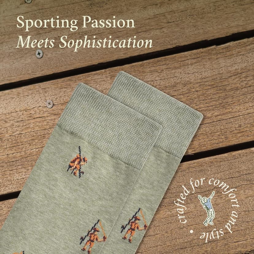 The Frustrated Fisherman - Funny Fishing Socks - Funny Fishing Gift for Men - 1 Pair, Size 8 to 13 - Fun Fisherman Socks