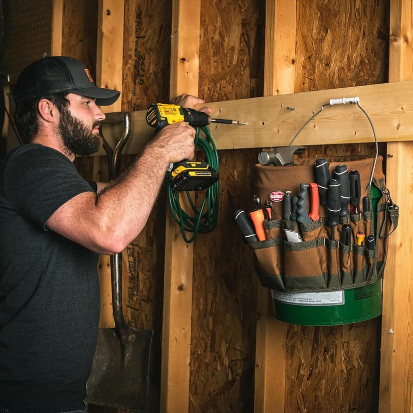 Bucket Boss The Bucketeer Bucket Tool Organizer in Brown, 10030
