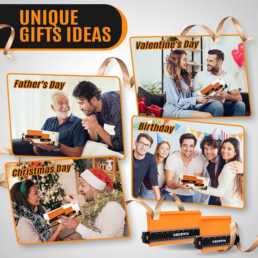 dodowin Contour Gauge Tool,Fathers Day Gifts for Men Birthday Dad Husband Him, Super Gauge Shape Outline Tool for Woodworking, Flooring Measure Tools,Anniversary/Boyfriend Gift