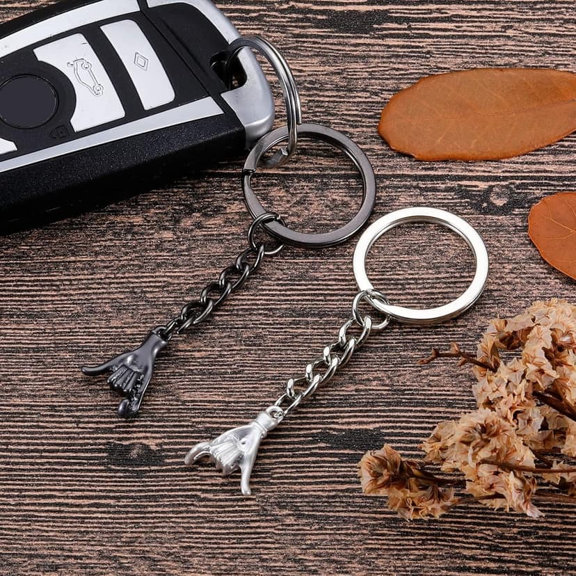 Pinky Promise Gift Matching Couple Gifts Valentines Day Gifts for Him Her Boyfriend Girlfriend Best Friend Matching Keychains for Couples Wife Husband One Year Anniversary Christmas Birthday Gifts