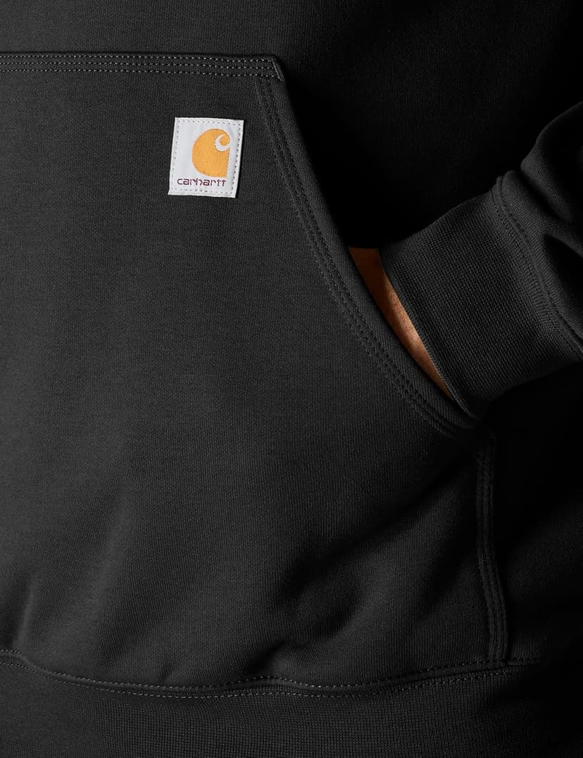 Carhartt Men's Midweight Signature Sleeve Logo Hooded Sweatshirt