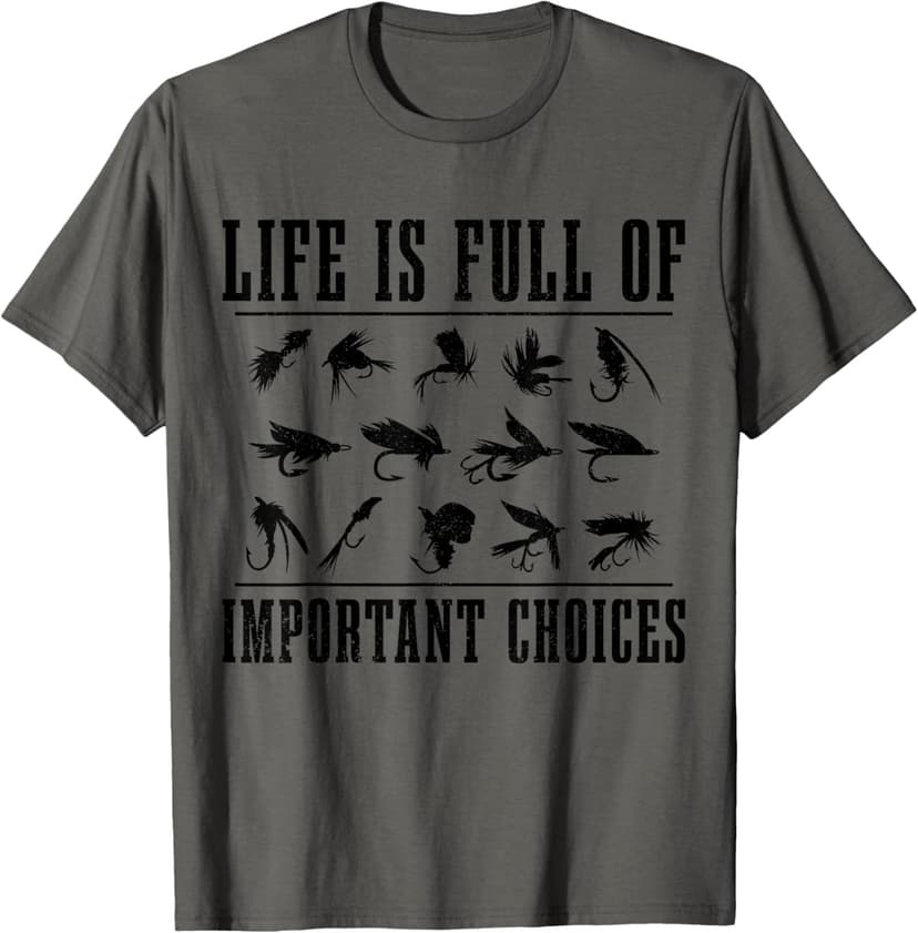 Fly Fishing Gift Vintage Fishing Fisherman Fly Fishing T-Shirt