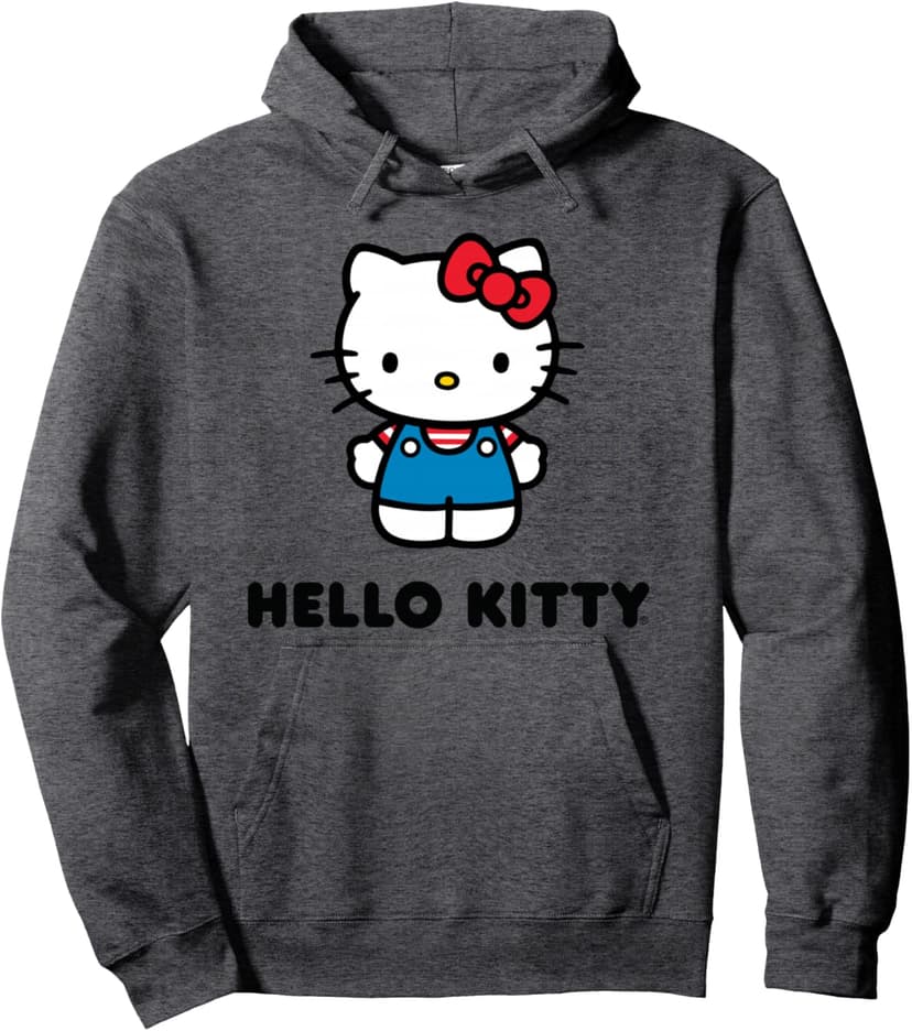 Hello Kitty Character Front and Back Pullover Hoodie