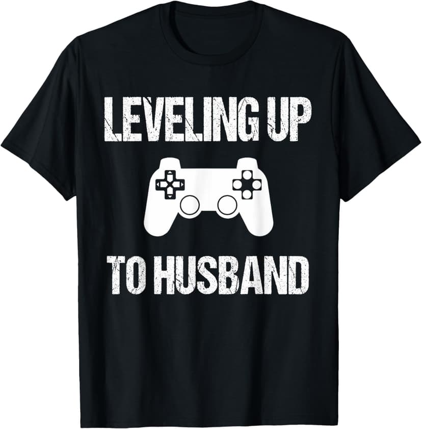 Engagement for Groom Video Game Lovers T-Shirt