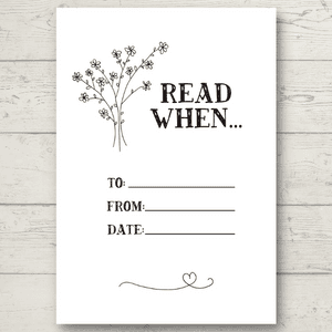 Read When...Handwritten Letters From Me To My Best Friend: I Wrote A Book About You And Things You Need To Know; Friendship Gift To Fill In