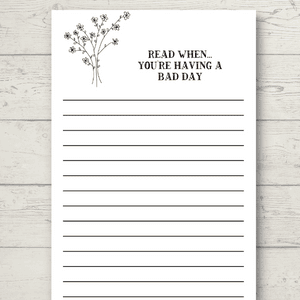 Read When...Handwritten Letters From Me To My Best Friend: I Wrote A Book About You And Things You Need To Know; Friendship Gift To Fill In