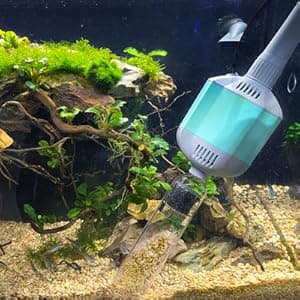 hygger 360GPH Electric Aquarium Gravel Cleaner, 5 in 1 Automatic Fish Tank Cleaning Tool Set Vacuum Water Changer Sand Washer Filter Siphon Adjustable Length 15W