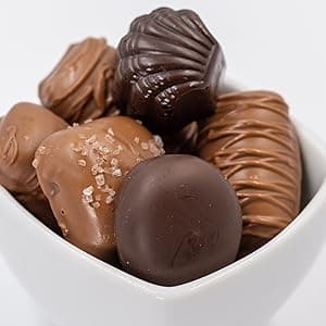 Christmas Chocolate Gift Basket- Holiday Nut and Candy Gift Box for Men, Women, Families, Corporate- Bonnie and Pop