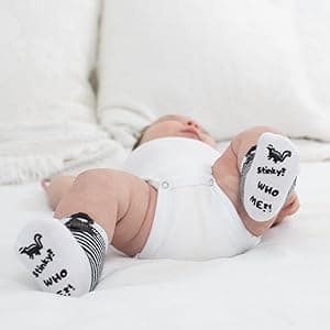 ZIRI & ZANE Baby Sock Gift Set - 7 Unique Pairs, Cute & Funny Unisex Newborn Gifts for Baby Showers & Registries