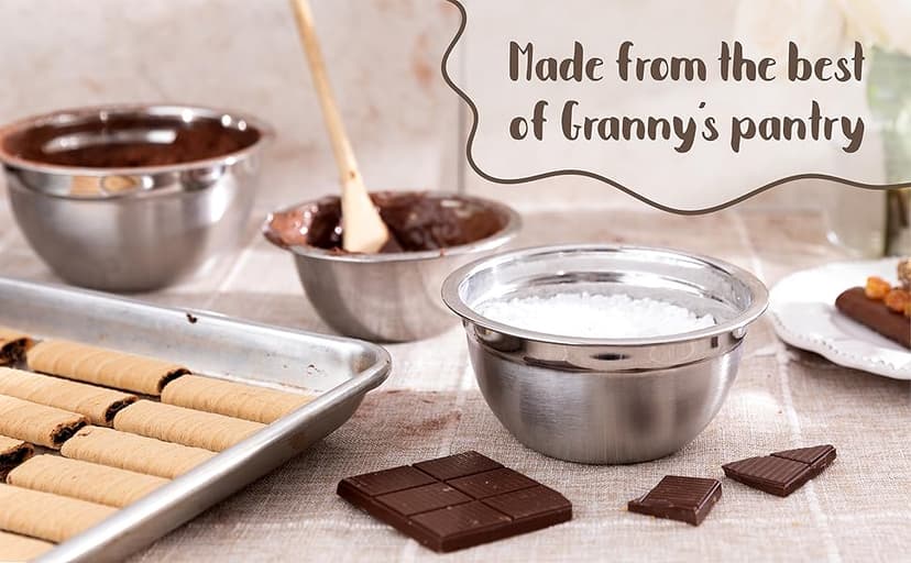 Granny Bellas Christmas Holiday Thanksgiving Gift Baskets, 15 Chocolate Wafers, Gourmet Covered Cookies, Candy Gifts Baskets for Dad , Husband, Son, Grandpa, Father, Food Delivery, Ideas for Him Her Mother, Grandmother