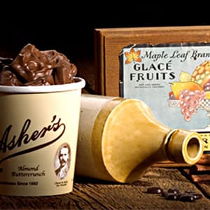 Asher's Chocolates, Chocolate Covered Pretzels Gift Basket, Holiday Assortment of Candy, Small Batches of Kosher Chocolate, Family Owned Since 1892, Improved Box Design (Milk & Dark)