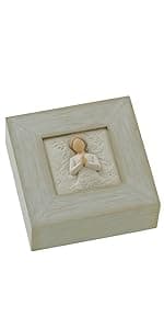 Willow Tree Prayer of Peace (Lighter Skin), Seeking The Quiet Within, Expresses Sympathy, Comfort, Remembrance, Healing, Sculpted Hand-Painted Figure