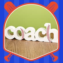 2 Pcs Coach Wood Word Marker Pen Set Coach Gift Coach Dad Gifts Coach Gifts Shelf Desk Decor Ready to Autograph(Basketball)