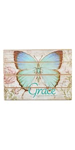 Christian Art Gifts Botanic Purple Butterfly Ceramic Coffee Mug Inspirational Coffee Cup for Women & Men 12 oz. Lead-free Microwave and Dishwasher Safe Coffee Mug with Bible Verse: Blessed - Jer. 17:7