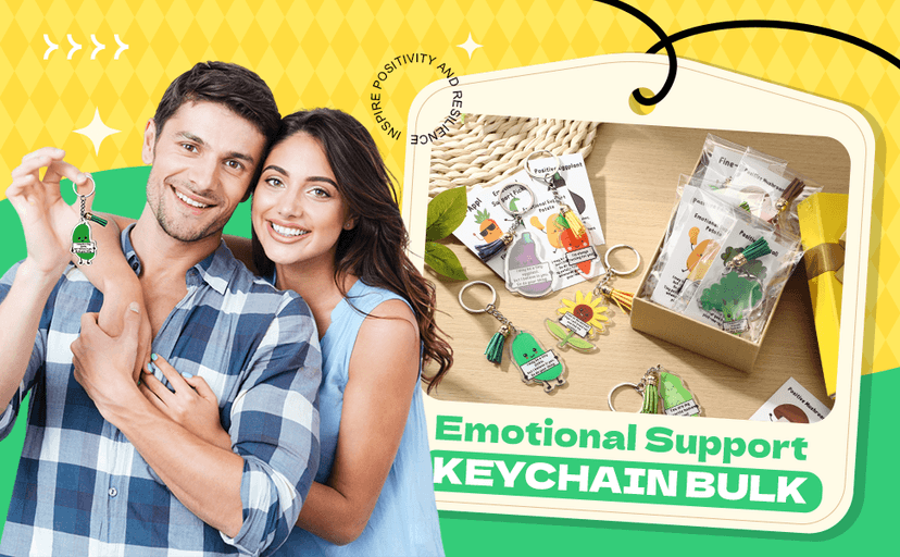 Positive Support Keychains Appreciation Gifts for Coworkers Employee Christmas Thanksgiving Funny Positive Gifts