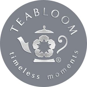 Teabloom Complete Glass Tea Set – Teapot (40 oz), Loose Tea Infuser, 4 Insulated Teacups, Tea Warmer with Candlelight, and 12 Flowering Teas – Elegant Blooming Tea Gift Set