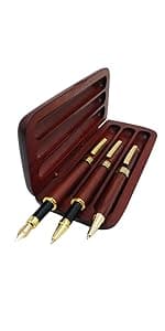 Luxury Wooden Pen Set Thank You Gifts for Women Men Friends Cool Teacher Boss Appreciation Gift for Female Coworkers Nice Engraved Pens Gifts Office Business Pens Work Employee Gratitude Gift