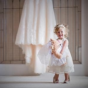 Child to Cherish Baby to Bride Bracelet, Infant Girls Silver and Pearl Jewelry, Personalized Frame, Newborn Religious Gift for Shower, Christening, Baptism