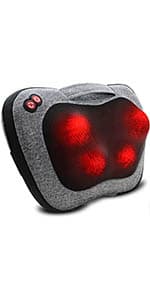 VIKTOR JURGEN Christmas Gifts for Women & Men, Shiatsu Neck and Shoulder Massager with Heat Deep Tissue Kneading Sports Recovery Massagers for Back, Foot, Relaxation Gifts for Wife, Husband, Him, Her