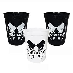 LADY&HOME Bachelor Party 7pcs Wedding Sunglasses for Groom, Best Man, Groomsmen Gifts Wedding Favor