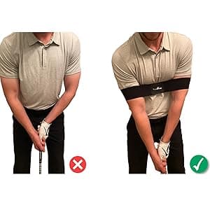 Golf Swing Training Aid - Swing Correcting Arm Band
