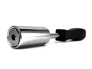 RAK Super Universal Socket Tool, 7-19mm Universal Socket Wrench Set, Gator Grip with Power Drill Adapter Set, Stocking Stuffer, Ideal Cool Gadgets Stuff for Birthday Gifts for Men Dad Husband