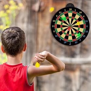 Magnetic Dart Board - 12pcs Magnetic Darts - Excellent Indoor Game and Party Games - Gifts for 5 6 7 8 9 10 11 12 Year Old Boy Kids