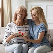 JoycuFF Friend Gifts for Women Marble Ceramic Ring Dish Trinket Tray-Gifts for Best Friend Birthday Christmas