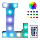 Foaky Upgraded Light Up Letters,Colorful Marquee Light Up Letter with Remote,Marquee Letters for Girl Gifts Teen Girl Gifts Trendy Stuff,Birthday Party Decoration (A)