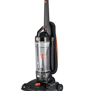 Hoover Commercial TaskVac Bagless Upright Vacuum Cleaner, Furniture Guard Lightweight HEPA Filtered Professional Grade Long-Lasting, 15 Pounds 35-Foot Long Cord, CH53010, Black