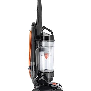 Hoover Commercial TaskVac Bagless Upright Vacuum Cleaner, Furniture Guard Lightweight HEPA Filtered Professional Grade Long-Lasting, 15 Pounds 35-Foot Long Cord, CH53010, Black