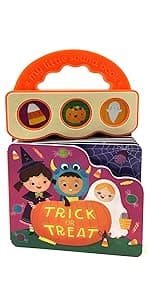 Hoot Howl Halloween 10-Button Sound Book for Little Trick-Or-Treaters (Interactive Children's Sound Book with 10 Spooky Sounds)