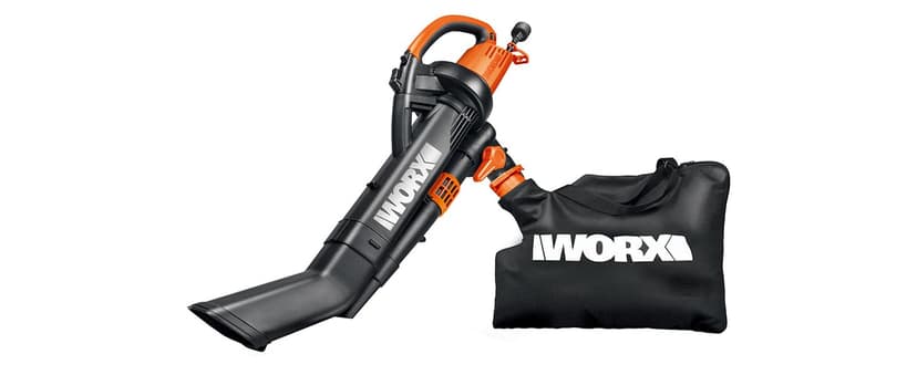 WORX WG509 12 Amp Trivac, 3 in 1 Electric Leaf Blower, Leaf Vacuum & Leaf Mulcher for Lawn Care