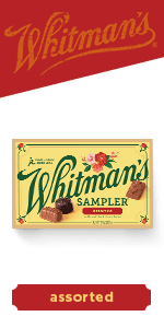 WHITMAN'S SAMPLER Assorted Milk & Dark Chocolate Candy Gift Box, 10 oz.