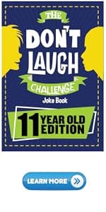 The Don't Laugh Challenge - 11 Year Old Edition: The LOL Interactive Joke Book Contest Game for Boys and Girls Age 11