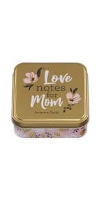 Christian Art Gifts Scripture Prayer Cards In Tin | Grace Notes For Today – 50 Double Sided Cards | Bible Verse Encouraging Gift for Women