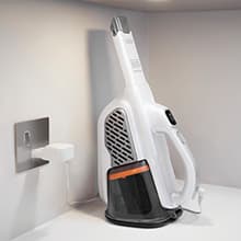BLACK+DECKER Dust Buster Hand Held Vacuum Cordless Rechargeable, Portable Vacuum for Car, Extended Runtime, Powerful Suction, Extra Long Crevice Tool, AdvancedClean+ (HHVK320J10)