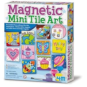 4M Magnetic Mini Tile Art, Art & Crafts DIY Kit, For Boys & Girls Ages 8+