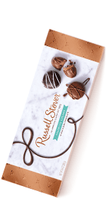 Russell Stover Caramel and Nuts in Milk and Dark Chocolate, Mother's Day Chocolate Gift Box, 9.4 Ounce