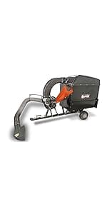 Agri-Fab 45-0578 Large Capacity 32 CU FT Hard Top Chip- N-Vac, Tow Behind Lawn Vacuum, Leaf Mulcher, Gas Powered, Easy Foot Pedal Dumping