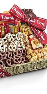 A Gift Inside Chocolate, Caramel and Crunch Grand Gift Basket