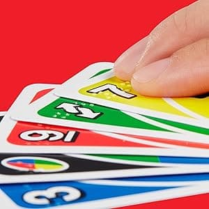 Mattel Games UNO Braille Card Game with Cards Specially Designed for Blind & Low-Vision Players for Kids, Adults, Family Nights & Parties