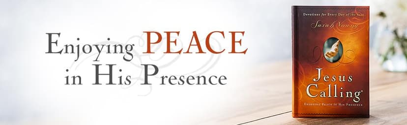 Jesus Calling, Padded Hardcover, with Scripture References: Enjoying Peace in His Presence (A 365-Day Devotional)