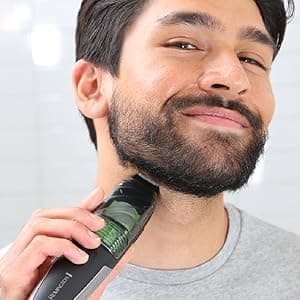 Remington Vacuum Beard Trimmer,13 Length and Style Settings with Adjustable Length Comb (2-18mm),Vacuum Trimmer for Beard, Mustache, and Stubble, Rechargeable Lithium Power, Washable, Removable Blades