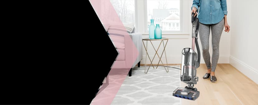 Shark AZ2002 Vertex Powered Lift-Away Upright Vacuum with DuoClean PowerFins, Self-Cleaning Brushroll, Large Dust Cup, Pet Crevice Tool, Dusting Brush & Power Brush, Silver/Rose Gold