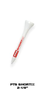 Pride PTS Wood Golf Tees - 135 Count, 3-1/4 Inch - 1 Brand on Tour - Best for Drivers & Woods - Improve Distance and Accuracy