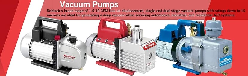 Robinair (15500) VacuMaster Economy Vacuum Pump - 2-Stage, 5 CFM , Red