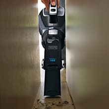 BLACK+DECKER dustbuster 20V Hand Vacuum Cordless Rechargeable, Car Vacuum Portable, Powerful Suction AdvancedClean Hand Vac with Extendible Crevice Tool, Flip-Up Brush and Charging Base (BDH2000L)